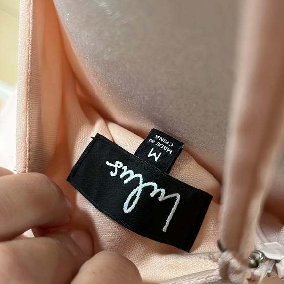 Lulu's Blush Ruffle Maxi Dress - Picture 4 of 6